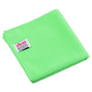 Ścierka z mikrofibry Vileda Professional MicroTuff Base 36 x 36 cm, 5 sztuk, do codziennego sprzątania zielona