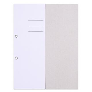 Skoroszyt kartonowy Office Products Budget A4, oczkowy z połówką okładki, bezkwasowy karton 250 g, z nadrukiem 50 sztuk
