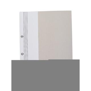 Skoroszyt kartonowyKiel-Tech A4, oczkowy z połówką okładki, bezkwasowy karton 250 g, z nadrukiem 50 sztuk