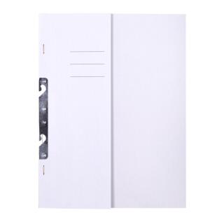 Skoroszyt zawieszkowy Office Products Budget A4, z połówką okładki, bezkwasowy karton 250 g, biały 50 sztuk