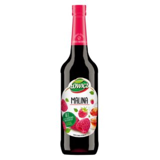 Syrop owocowy Łowicz Malina 400 ml 1 sztuka