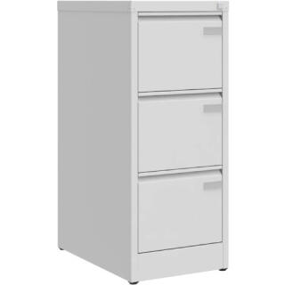 Szafka kartotekowa Malow na dokumenty A4 poziomo oraz teczki zawieszkowe, metalowa, szerokość 41,5 cm 3 szuflady