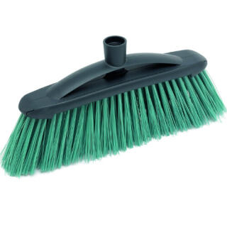 Szczotka do zamiatania Vileda Professional Eco, twarda miotła 30 cm bez kija szaro - zielona