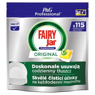 Tabletki do zmywarek Fairy Jar Professional Original, o zapachu cytrynowym 115 sztuk