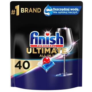 Tabletki do zmywarki Finish Ultimate Regular, żelowe kapsułki 40 sztuk