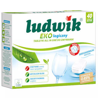 Tabletki do zmywarki Ludwik All in One EKOlogiczny 40 sztuk