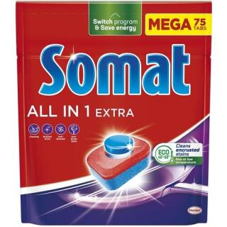 Tabletki do zmywarki Somat All In One Extra 75 sztuk