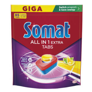 Tabletki do zmywarki Somat All In One Extra Tabs Lemon 85 sztuk
