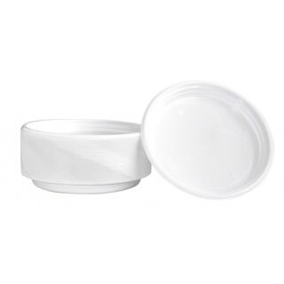 Talerze plastikowe okrągłe Office Products 100 sztuk, naczynia jednorazowe średnica 22 cm