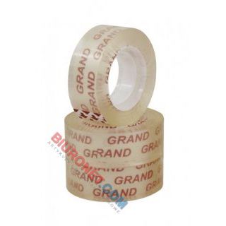 Taśma klejąca Grand 18mm, krystaliczna, biurowa rolka 30m