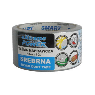 Taśma naprawcza Smart Extreme Power Duct Tape, srebrna 48 mm x 10 m