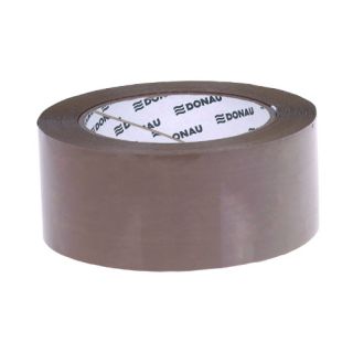 Taśma pakowa Donau Hot-Melt 48 mm x 132 m, klej kauczkowy syntetyczny, 1 sztuk
 brązowa