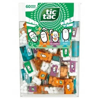 Tic Tac Travels 3,8 g x 60 sztuk, mini pudełka 228 g
