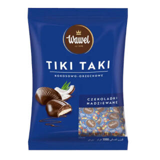 Tiki-Taki Wawel, czekoladki z nadzieniem kokosowo orzechowym 1 kg