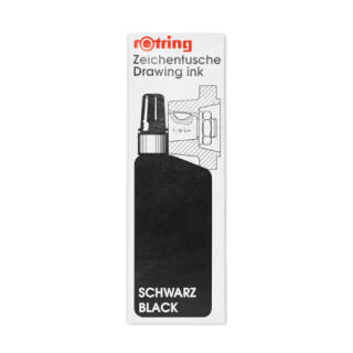 Tusz kreślarski Rotring, czarny 23ml