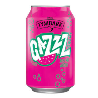 Tymbark Gazzz Jabłko Arbuz 330 ml, napój gazowany, w puszce 12 sztuk