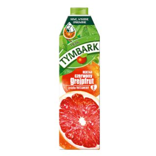 Tymbark Nektar Czerwony Grejpfrut 1L, owocowy, w kartonie 1 sztuka