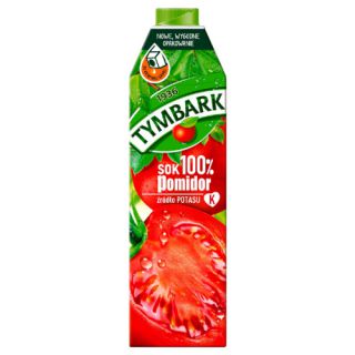 Tymbark Sok 100% Pomidor 1l, warzywny, w kartonie 1 sztuka