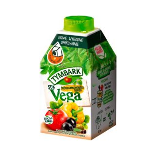 Tymbark Vega Śródziemnomorski Ogród 500 ml, sok warzywny, w kartonie 1 sztuka