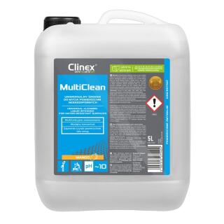 Uniwersalny płyn CLINEX MultiClean Mango, środek do mycia powierzchni wodoodpornych 5 L
