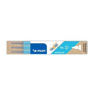 Wkład wymienny do cienkopisów wymazywalnych Pilot Frixion Point FRP5 F, końcówka 0,5 mm, 3 sztuki lazurowy