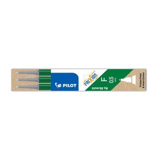 Wkład wymienny do cienkopisów wymazywalnych Pilot Frixion Point FRP5 F, końcówka 0,5 mm, 3 sztuki zielony