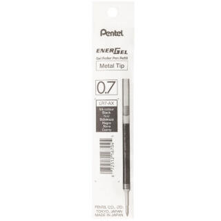 Wkład wymienny do pióra kulkowego Pentel EnerGel LR7, końcówka 0,7 mm czarny