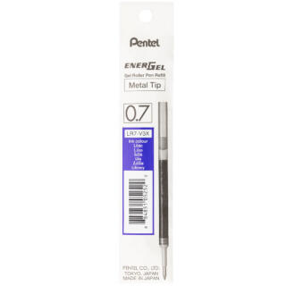 Wkład wymienny do pióra kulkowego Pentel EnerGel LR7, końcówka 0,7 mm liliowy