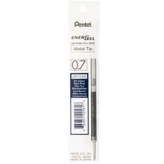 Wkład wymienny LR7 do pióra kulkowego Pentel EnerGel BL107 i BL77, końcówka 0,7 mm granatowy