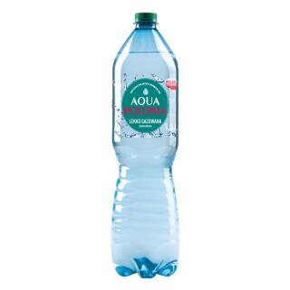 Woda Aqua Polonia 1,5L x 6 sztuk, mineralna, w butelkach PET lekko gazowana