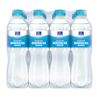 Woda bez kaucji ZMB Capital 0,5L x 12 sztuk, mineralna, w butelkach PET niegazowana
