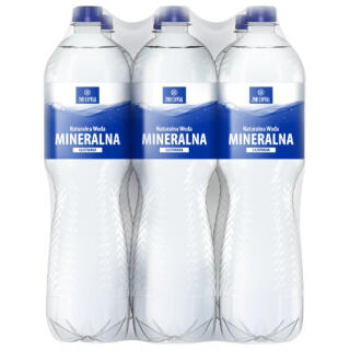 Woda bez kaucji ZMB Capital 1,5L x 12 sztuk, mineralna, w butelkach PET gazowana