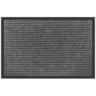 Wycieraczka pod drzwi prążkowana Donau HOME, szara 60 x 40 cm