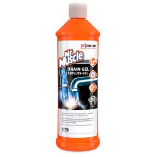 Żel do udrażniania rur, odpływów i syfonów Mr Muscle Drain Gel, silniedziałający 1 L