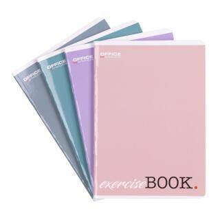 Zeszyt szkolny w linie A5 Office Products exerciseBOOK, miękka oprawa, 4 sztuki 80 kartek