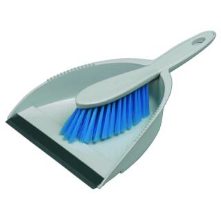 Zmiotka Vileda Professional, szczotka z szufelką szaro - niebieska