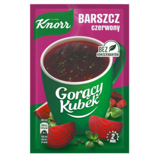 Zupa błyskawiczna Knorr Gorący Kubek Barszcz Czerwony 14 g