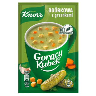 Zupa błyskawiczna Knorr Gorący Kubek Ogórkowa z Grzankami 13 g