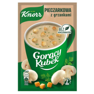 Zupa błyskawiczna Knorr Gorący Kubek Pieczarkowa z Grzankami 15 g