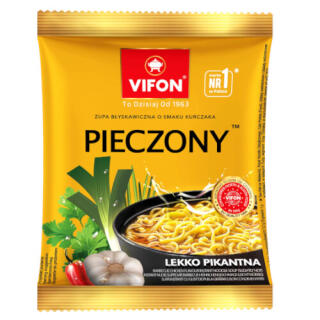 Zupa błyskawiczna o smaku kurczaka Vifon Pieczony, lekko pikatna 70 g