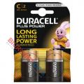 Baterie Duracell Basic C LR14 1,5V, średnie paluszki alkaliczne 2 sztuki