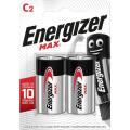 Baterie Energizer Max C LR14 1,5V, średnie paluszki alkaliczne 2 sztuki