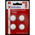 Baterie guzikowe Verbatim Premium Lithium CR2032 3V, litowe 4 sztuki