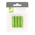 Baterie Q-Connect Super Alkaline AAA LR03 1,5V, cienkie paluszki alkaliczne 4 sztuki