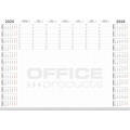 Biuwar Office Products 59 x 42 cm, podkładka na biurko z kalendarzem 2026/2027 i planem tygodniowym, blok 52 kartki 59,4 x 42 cm