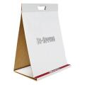 Blok samoprzylepny do flipchartów Bi-Office, gładki biały papier 50 x 58,5 cm, do postawienia na blat 20 kartek