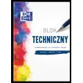 Blok techniczny biały Oxford A3, papier 250 g 10 kartek
