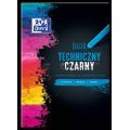 Blok techniczny czarny Oxford A3, papier 210 g 10 kartek