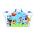 Ciastolina zestaw z akcesoriami KEYROAD Modeling Dough Set 6 kolorów x 110 g, w pudełku z rączką 27 elementów