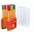 Cienkopisy w twardym etui Stabilo Point 88 ColorParade, linia 0,4 mm 20 kolorów